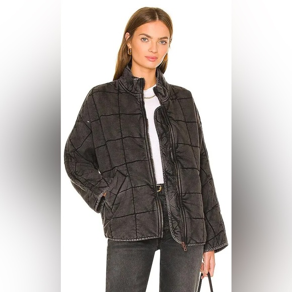 Free People Dolman Quilted Knit Jacket - Picture 4 of 5